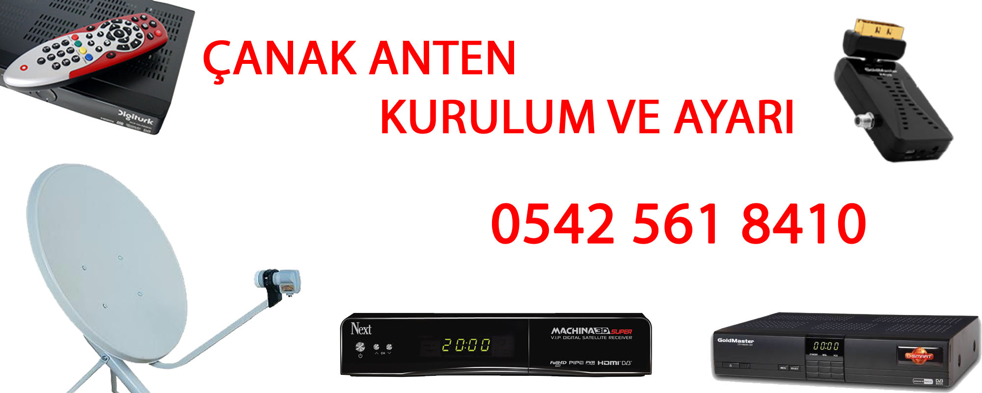 Çanak anten kurulum ve ayarı